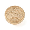 Merry Christmas Wax Seal Brass Stamp Head LS-AJEW-Z031-04G-16-2