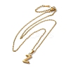 PVD Vacuum Plating 201 Stainless Steel Necklaces NJEW-H033-01G-Z-2