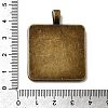 Vintage Tibetan Style Alloy Pendant Cabochon Settings X-TIBEP-M018-98AB-NF-3