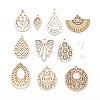 DIY Wooden Dangle Earring Making Kits X1-DIY-FS0001-67-2