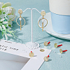 SUPERFINDINGS 60Pcs Alloy Stud Earring Findings FIND-FH0005-71-6
