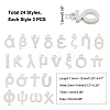 48Pcs 24 Styles 304 Stainless Steel Pendants STAS-UN0023-47-6