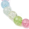Kids Round Acrylic Beaded Stretch Bracelets BJEW-JB11558-05-3