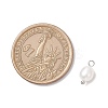 Natural Cultured Freshwater Pearl Rice Charms PALLOY-JF04187-01-3