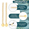 Unicraftale 30Pcs 304 Stainless Steel Curb Chain Extender STAS-UN0053-99-5