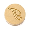 Golden Tone Brass Letter Stamps LS-KK-R005-01T-1