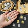 18Pcs 6 Styles Zinc Tibetan Style Alloy Pendants FIND-YW0004-70A-4