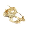 Guitar & Musical Note Crystal Rhinestone Brooch JEWB-G040-05G-2