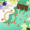 8Pcs 4 Styles 304 Stainless Steel Enamel Pendants STAS-TA0003-36-6