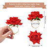 6Pcs 3 Style Alloy Rope Napkin Rings AJEW-EL0001-01-3