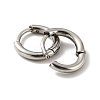 201 Stainless Steel Huggie Hoop Earrings STAS-H164-01P-2