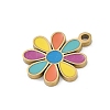 304 Stainless Steel Enamel Pendants STAS-I325-102E-G-2