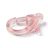 Transparent Plastic Lobster CLaw Clasps KY-H005-A08-4