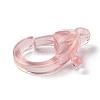 Transparent Plastic Lobster CLaw Clasps KY-H005-A08-4