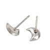Tarnish Resistant Earring Cabochon Settings 304 Stainless Steel Ear Studs Blank Settings LS-STAS-Q170-08-1