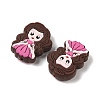 Princess Food Grade Silicone Focal Beads SIL-A008-05B-2