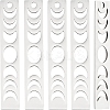 5Pcs 201 Stainless Steel Pendants STAS-DC0009-52-1