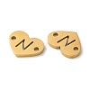 Ion Plating(IP) 304 Stainless Steel Connector Charms STAS-C081-04G-N-2