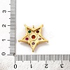 Brass Micro Pave Cubic Zirconia Pendants KK-U033-06G-02-3