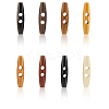 32Pcs 8 Colors 2-Hole Wood Buttons DIY-GF0011-42B-6