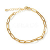 Fashion 304 Stainless Steel Paperclip Chain Bracelets for Women SF7008-2-1