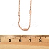 Brass Cable Chain Necklaces for Women NJEW-D302-19RG-5
