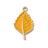 Thanksgiving Day Theme Alloy Enamel Pendants ENAM-M002-03G-06-1