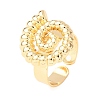 Ocean Brass Cuff Open Rings RJEW-Z129-01G-04-4