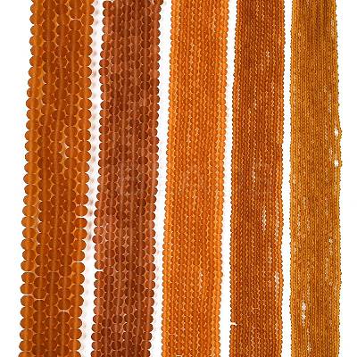 Transparent Glass Beads Strands EGLA-A044-T8mm-MD04-1