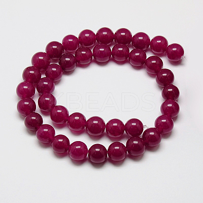 Natural Malaysia Jade Bead Strands G-M101-6mm-08-1