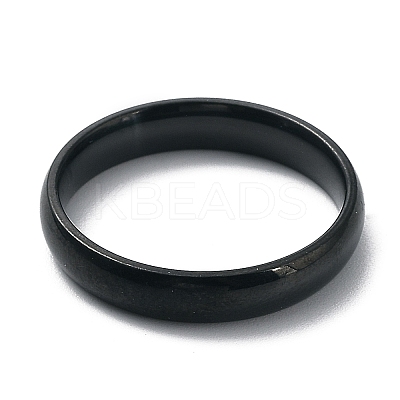 Ion Plating(IP) 304 Stainless Steel Flat Plain Band Rings STAS-I160-C-15mm-B-1