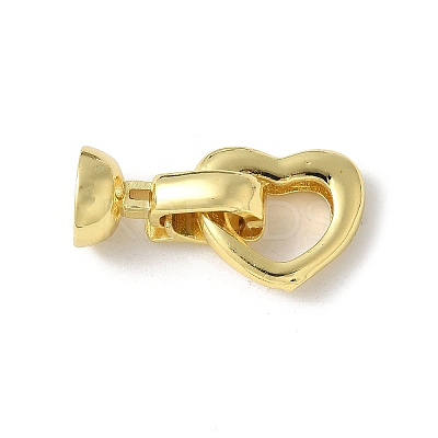 Brass Fold Over Clasps KK-M320-10G-1