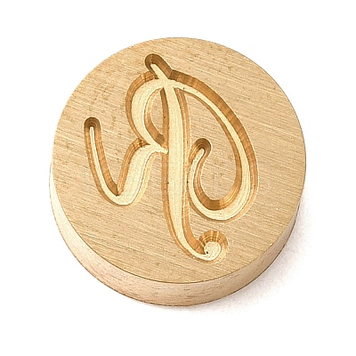 Golden Tone Brass Letter Stamps LS-KK-R005-01R-1
