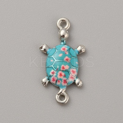 Alloy Enamel Connector Charms ENAM-TAC0018-11R-1