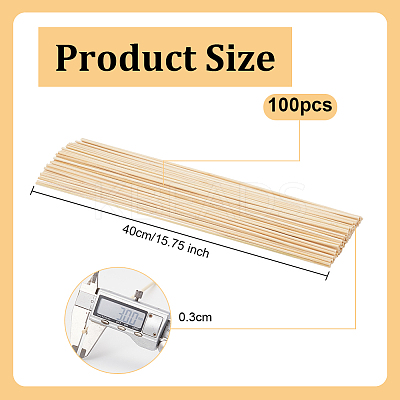 Round Bamboo Sticks WOOD-WH0030-83E-1