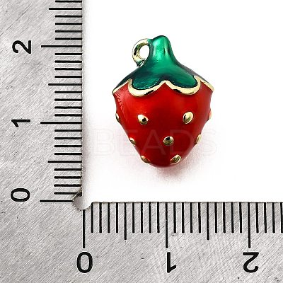 Brass Enamel Pendants KK-Z104-06G-02-1