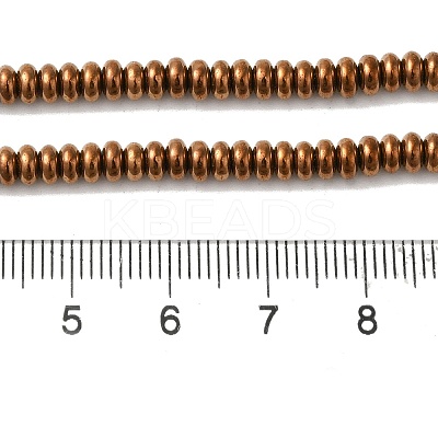 Electroplated Synthetic Non-magnetic Hematite Beads Strands G-I364-I01-02C-1