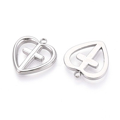 304 Stainless Steel Pendants STAS-N109-199P-1
