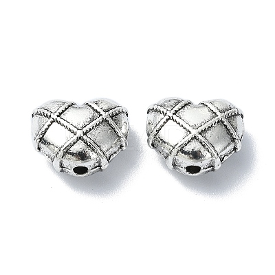Tibetan Style Alloy Beads TIBEB-F065-08AS-14-1
