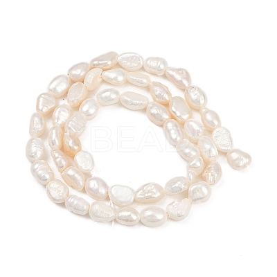 Natural Cultured Freshwater Pearl Beads Strands PEAR-P064-20H-02C-1