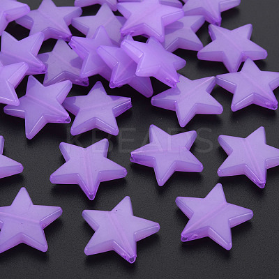 Imitation Jelly Acrylic Beads MACR-S373-90-E04-1