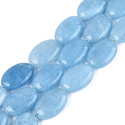 Dyed Natural White Jade Beads Strands G-N370-01A-04-1