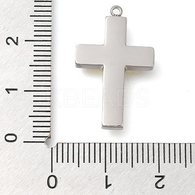 304 Stainless Steel Rhinestone Charms STAS-P369-14P-02-1