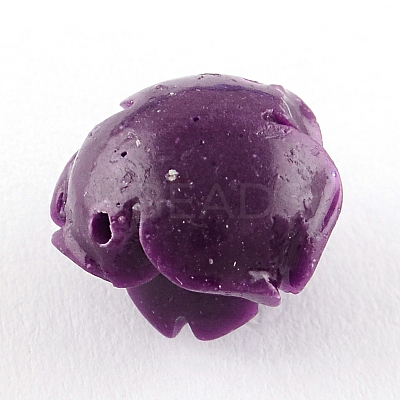 Dyed Flower Synthetical Coral Beads CORA-R011-33-1