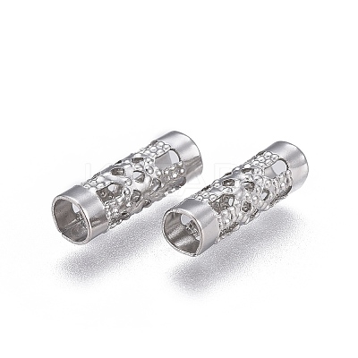 Tarnish Resistant 304 Stainless Steel Tube Beads LS-STAS-P236-17P-1