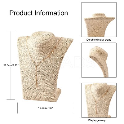 Stereoscopic Necklace Bust Displays NDIS-E018-B-01-1