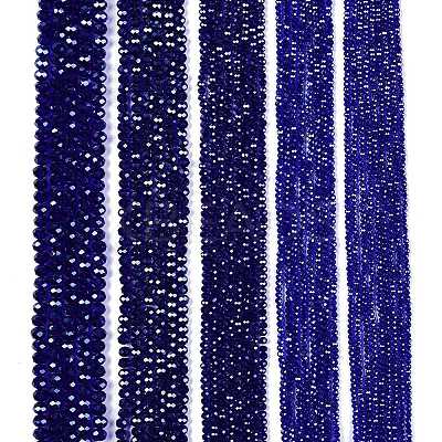 Electroplate Glass Beads Strands LS-EGLA-A044-T8mm-A06-1
