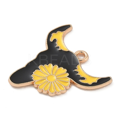 Western Cowboy Theme Alloy Enamel Pendants ENAM-A008-22KCG-01-1