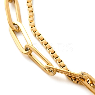 304 Stainless Steel Multi-Strand Chain Bracelets LS-BJEW-G711-03A-G-1