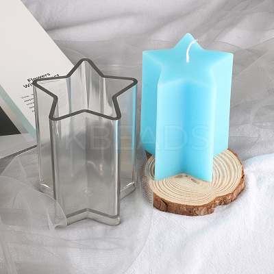 DIY Plastic Star Candle Molds CAND-PW0001-040-1